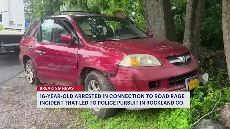 Story image: Police: Teen arrested in road rage incident that led to Rockland County pursuit