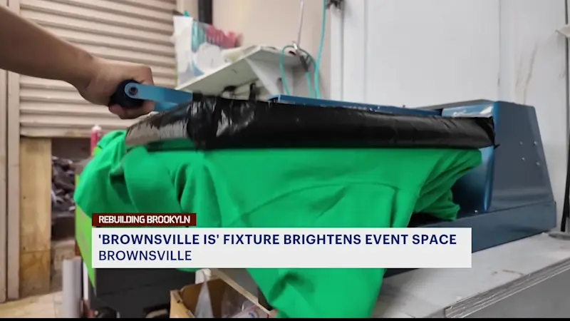 Story image: Community celebrates 'Brownsville Is' installation at Zion Triangle 