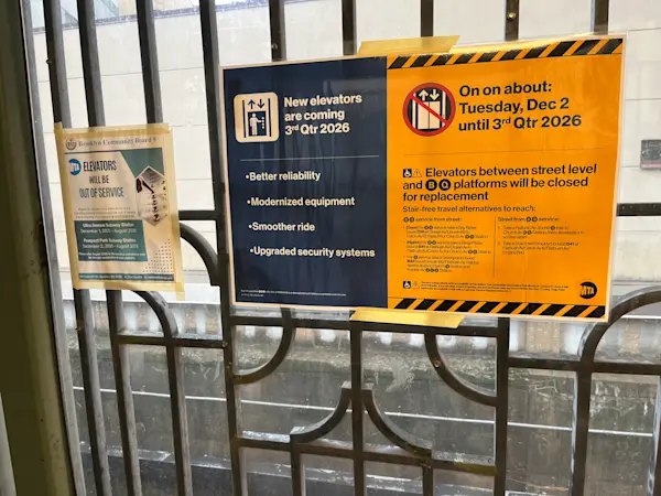 Story image: Elevators at Prospect Park subway station to be closed for 8 months