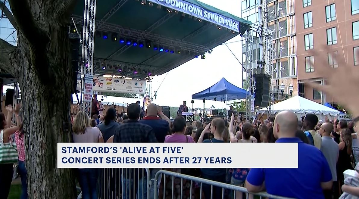 'Bittersweet.' Stamford's 'Alive at Five' concert series ends after 27 years