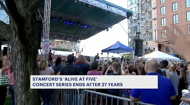 Story image: 'Bittersweet.' Stamford's 'Alive at Five' concert series ends after 27 years