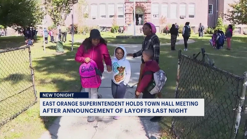 Story image: All East Orange schools to run on half-day schedule on Friday following heated meeting with officials