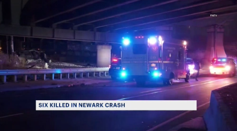 Story image: Investigation launched into car crash that left 6 people dead in Newark