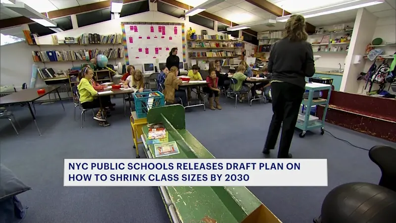 Story image: NYC unveils class size plan, delays full compliance to 2030 amid cost and space challenges
