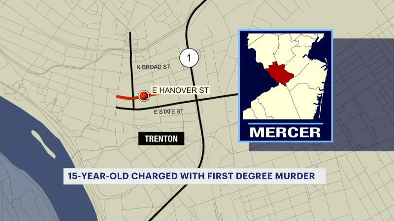 Story image: Prosecutor: 15-year-old charged with murder in deadly Trenton shooting