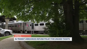 NJ Transit announces refund policy for unused one-way tickets