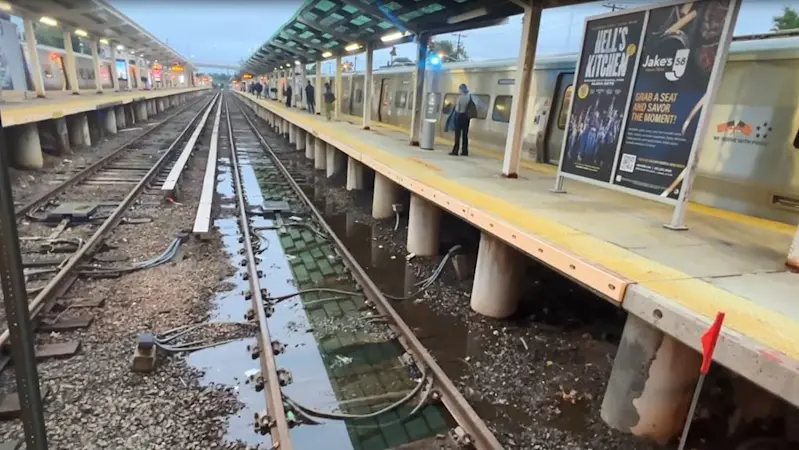 Story image: Morning service impacted on Port Washington LIRR branch due to storm repairs