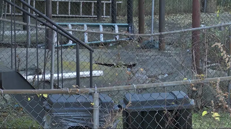 Story image: Sinking backyards in Longwood leave homeowners frustrated