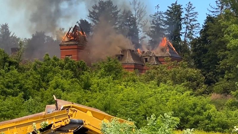 Story image: Damage from fire clouds future of long-neglected site of former psychiatric center in Poughkeepsie