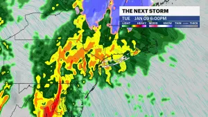STORM WATCH: Heavy rainfall and strong winds bring potential for flooding on Tuesday