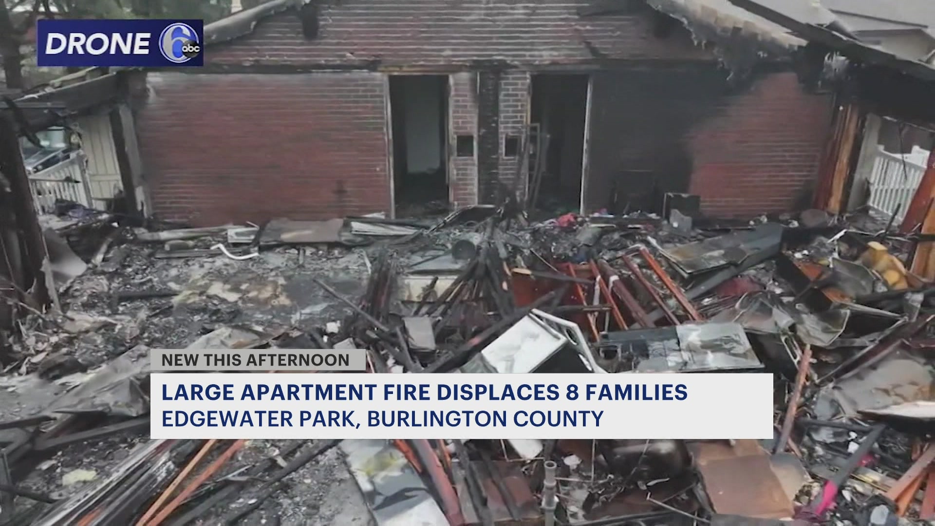 Red Cross: Large Apartment Fire In Edgewater Park Displaces 8 Families