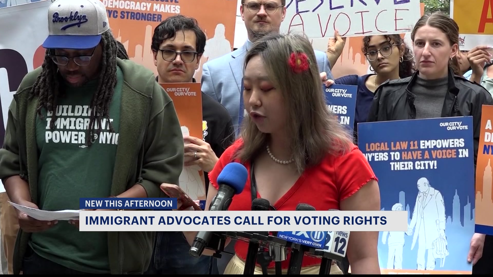 Immigration Advocates Rally In Support Of Noncitizen Voting Bill As ...