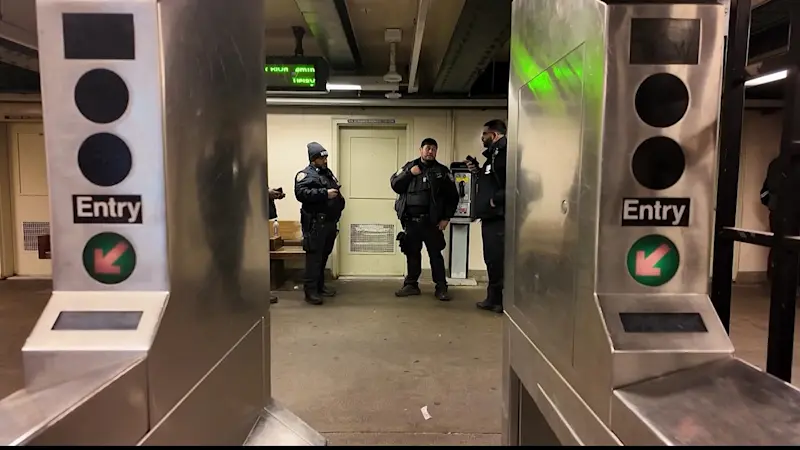 Story image: NYC boosts police presence on overnight trains