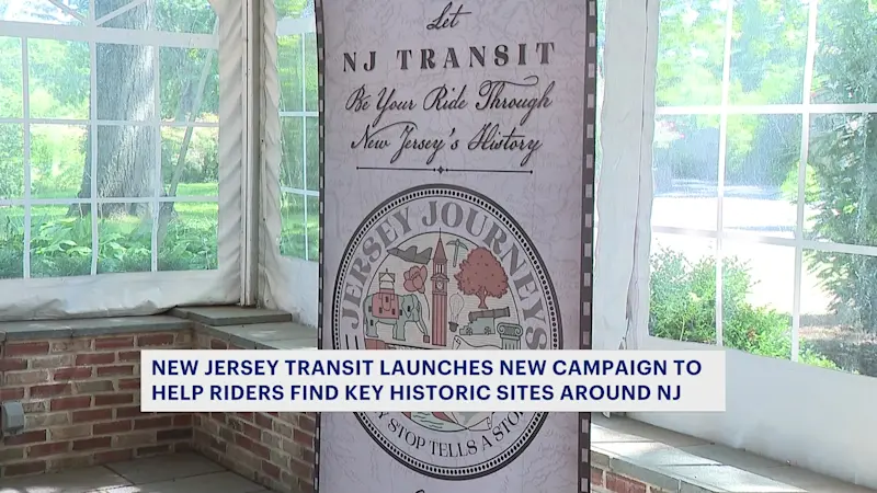 Story image: NJ Transit launches interactive map showcasing historical sites across the state