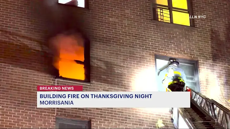 Story image: One person hospitalized after fire erupts in Morrisania apartment building
