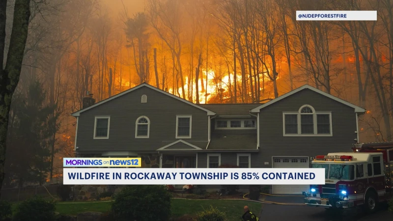 Story image: Officials: Expect smoke from Rockaway Township wildfire until significant rainfall