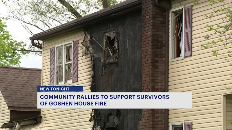 Story image: Orange County community comes together to help family affected by house fire 