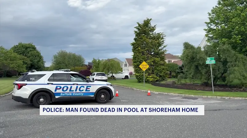 Story image: Suffolk PD: Man's body found in pool at Shoreham home