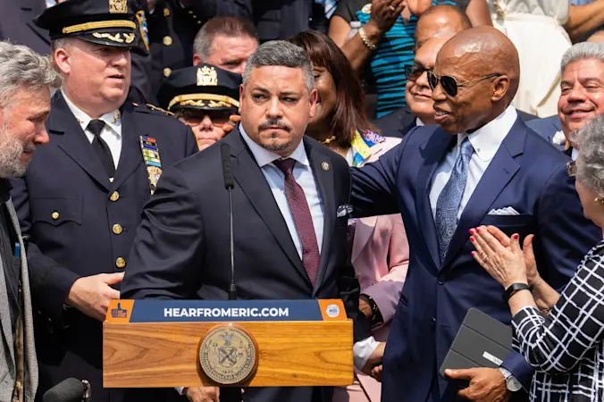 Story image: Ex-NYPD chiefs allege corruption, cronyism in lawsuits against Mayor Adams and his allies