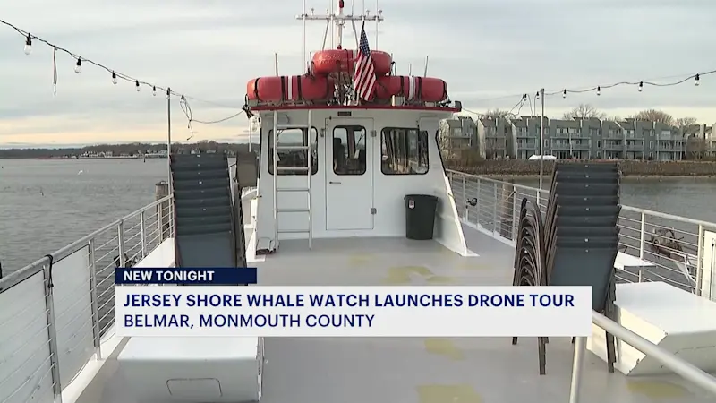 Story image: New Jersey whale-watching business offers drone tour