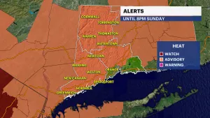 Dangerous heat lingers through Friday; tracking weekend thunderstorms