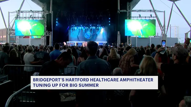 Story image: 'Magic of live concerts.' Bridgeport's Hartford Healthcare Amphitheater tunes up for busy summer 