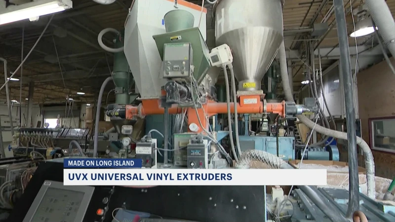 Story image: Made on Long Island: UVX Universal Vinyl Extruders in West Babylon