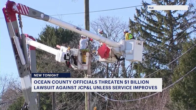 Story image: Ocean County threatens JCP&L with $1B lawsuit after repeated outages