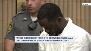 Arraignment held for Queens man accused of trying to drown his 2 children in West Haven