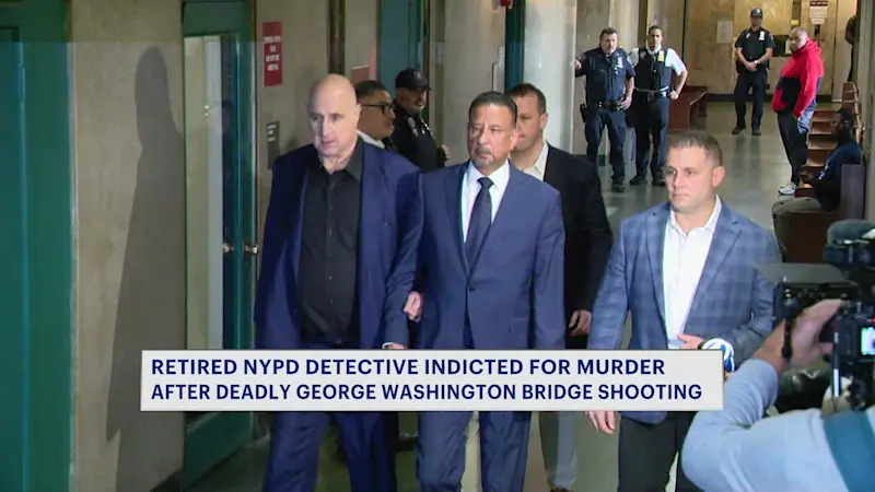 Story image: Retired NYPD detective indicted on second-degree murder charges in connection to deadly GWB shooting