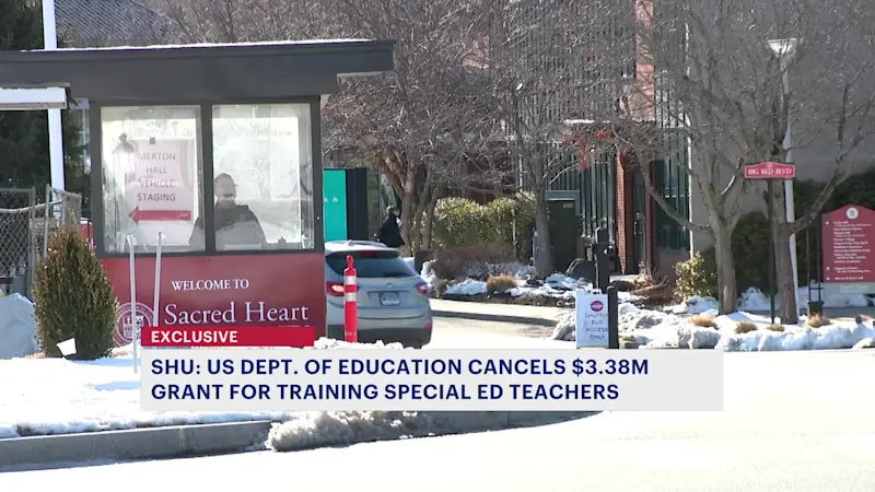 Story image: SHU: Feds rescind $3.38 million grant for training special ed teachers at Sacred Heart