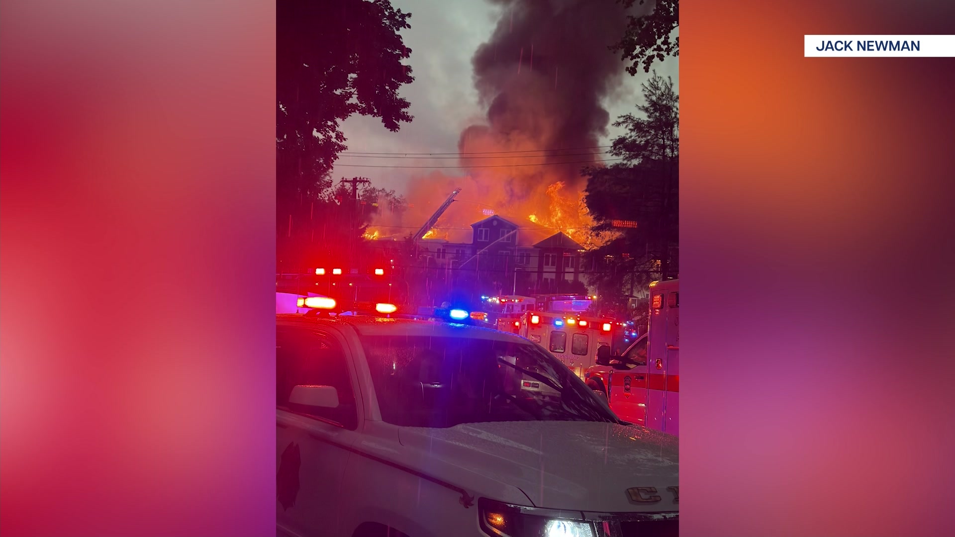Lightning strike sparks fire at Parth Knolls apartment complex in Ossining
