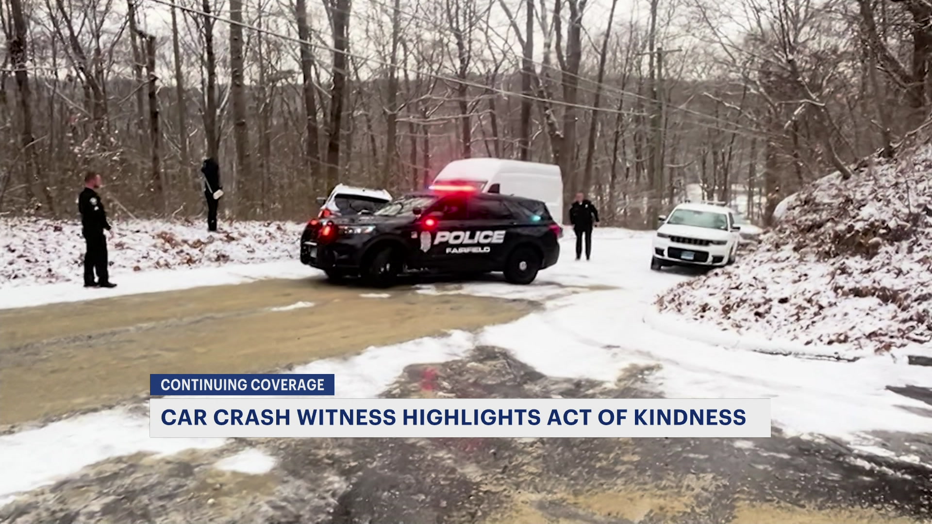 Good Samaritans in Fairfield help mitigate dangerous snow situation