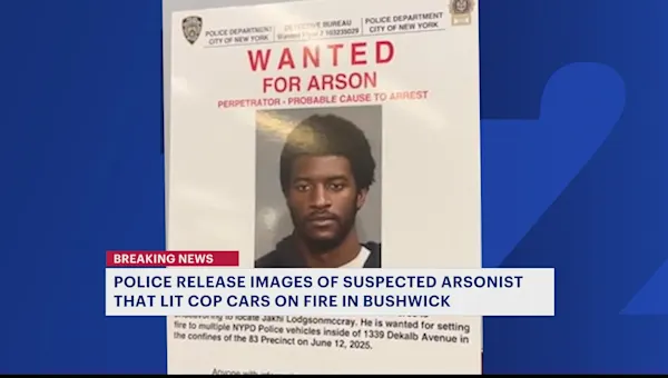 NYPD vehicles set on fire in Brooklyn for 2nd time in a week; suspect identified in Bushwick fires