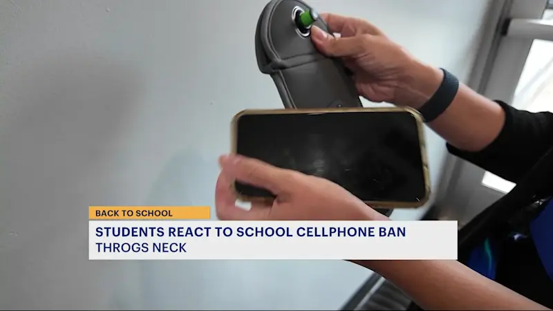 Story image: NYC public schools face first day back under new cellphone ban