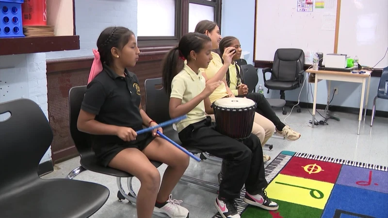 Story image: News 12’s Friendship Bracelet Program helps purchase new instruments for Newark schools