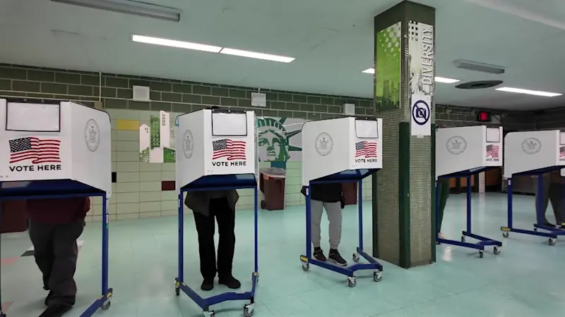 Story image: Brooklyn residents hit the polls on first day of early voting