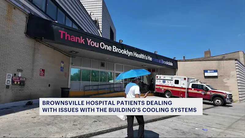 Story image: Brookdale Hospital patients deal with no AC during extreme heat