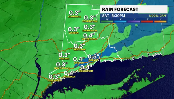 Rain is on the way for tonight and early Saturday, warmer temps on the way