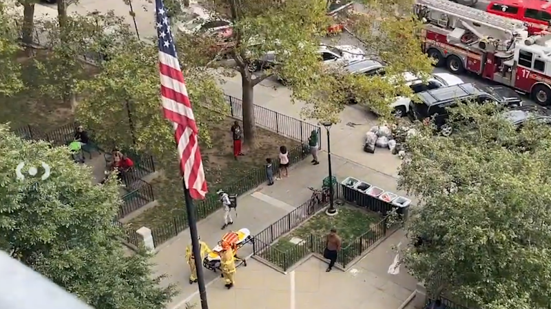 Story image: Teen critically injured in Mott Haven fire