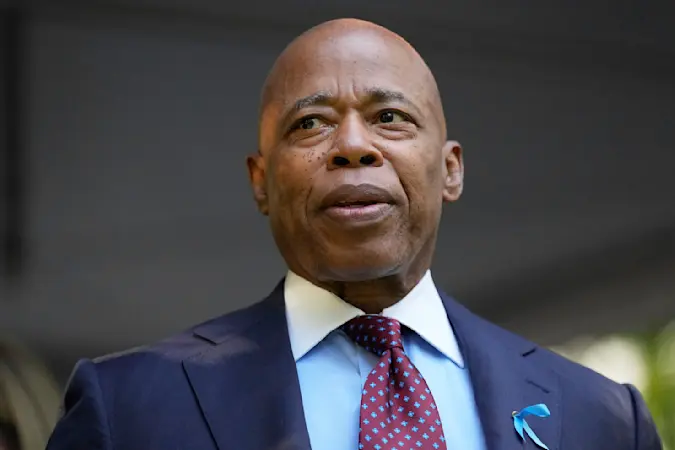 Story image: 'I cannot continue my campaign.' Eric Adams drops out of NYC mayoral race 