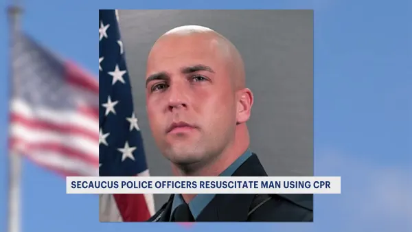 Secaucus police save man's life with CPR