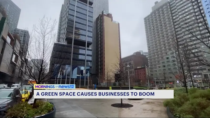 Story image: Small green space on Willoughby Street breathes new life into Brooklyn neighborhood