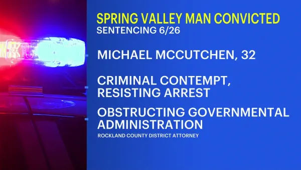 Spring Valley man convicted for violating order of protection and resisting arrest