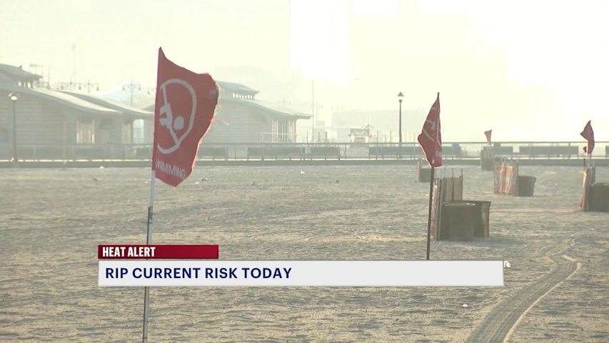 Dangerous heat, high rip current risk bring double warning to NYC beaches