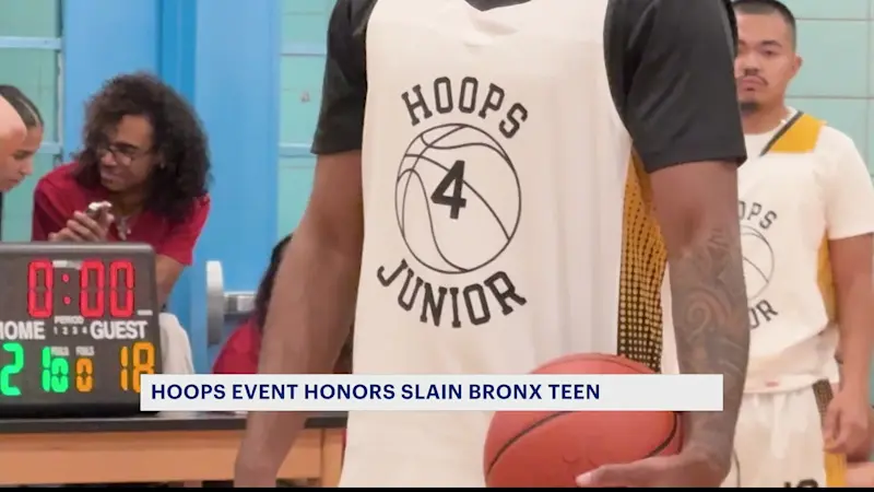 Story image: Annual basketball game honors Junior Feliz, killed in 2018 gang attack