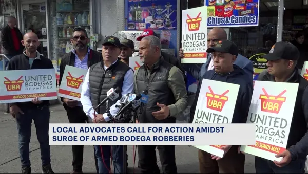 Bodega owners, advocates address spike in armed bodega robberies, call for ramped-up security measures