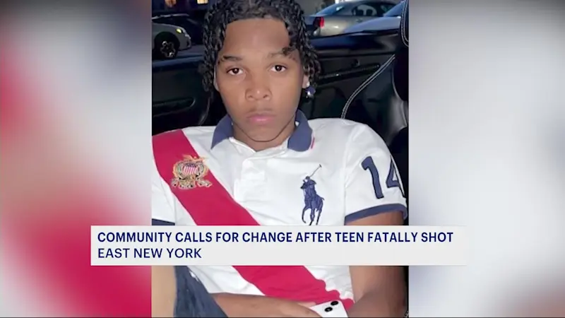 Story image: Community calls for change after teen fatally shot in East New York