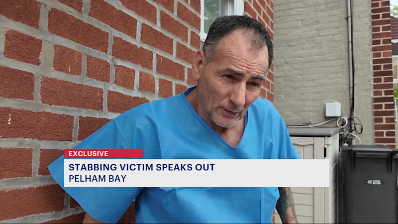 Story image: Exclusive: Pelham Bay man recounts assault, stabbing caught on camera outside home