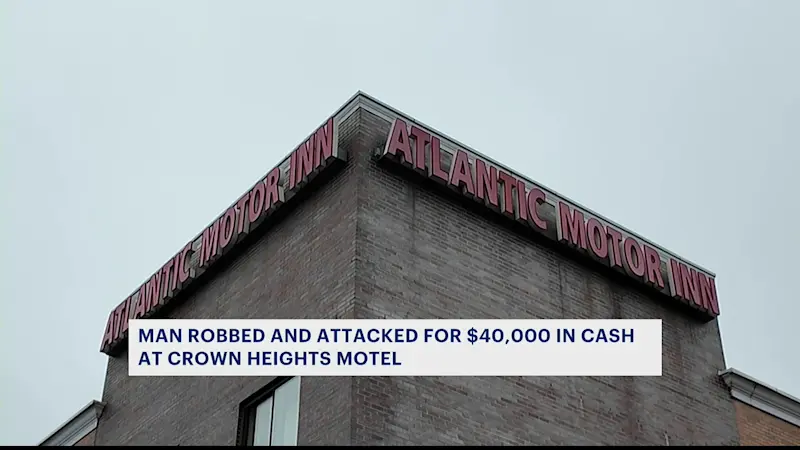 Story image: NYPD: 39-year-old man robbed of $40,000 at gunpoint in Crown Heights motel